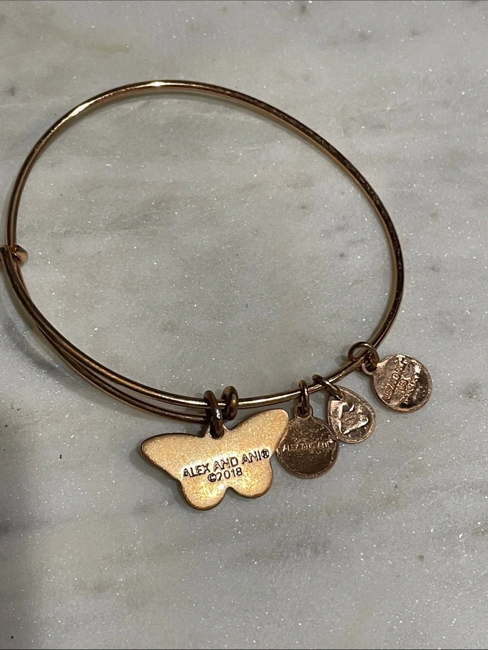 Alex and Ani Butterfly Bracelet